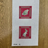 Rabbits with Fern Border, Coaster Set