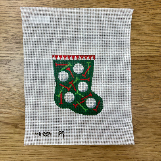 Golf Balls and Tees, Mini Boot - 18 mesh