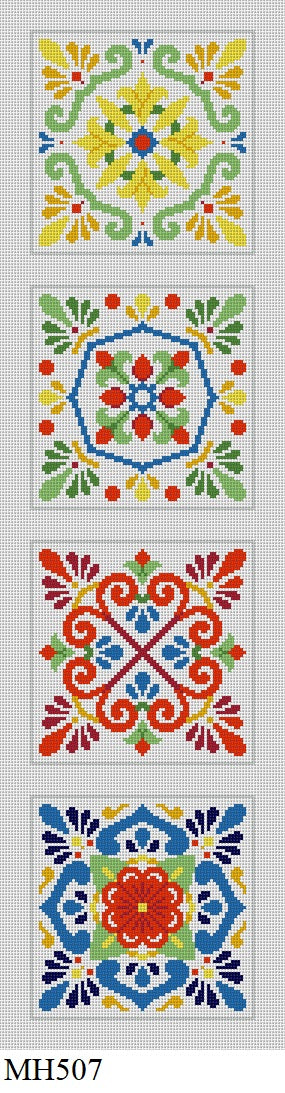 Talavera Tiles, Coaster Set - 18 mesh