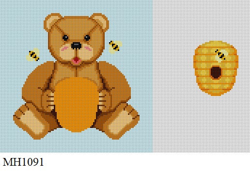 Tooth Fairy, Honey Bear with Beehive - 13 mesh
