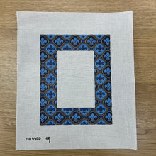  Blue Fleur de Lis 4" x 6" Picture Frame