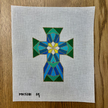  Quadrangles, Cross - 18 mesh