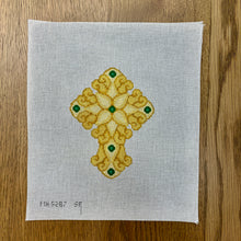  Emerald Star Flower, Cross - 18 mesh