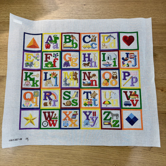 Alphabet Block Sampler - 18 mesh