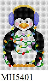  Penguin, Tangled In Lights - 18 mesh
