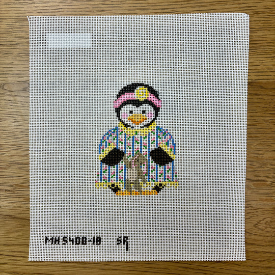 Penguin, Girl In Nightie with Rabbit - 18 mesh