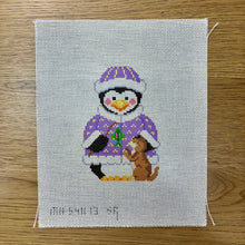  Penguin, Girl with Kitten - 13 mesh