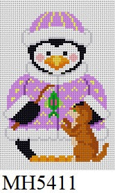  Penguin, Girl with Kitten - 13 mesh