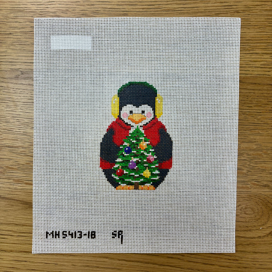 Penguin with Tree - 18 mesh