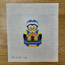  Penguin with Gingerbread House - 18 mesh