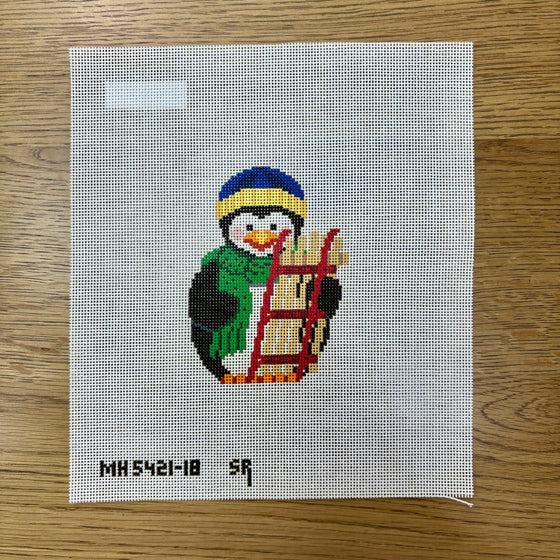 Penguin with Sled - 18 mesh