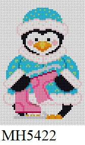  Penguin with Skates - 18 mesh