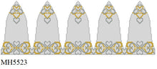  Wedding Silver and Gold Hearts, 3D Bell - 18 mesh