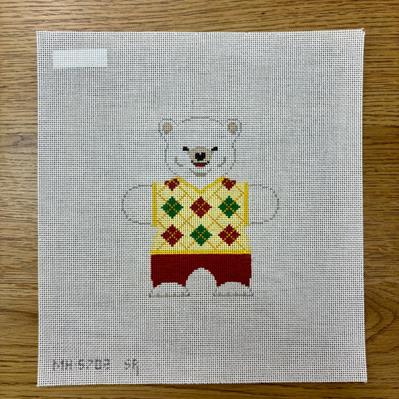 Polar Bear Argyle, Ornament