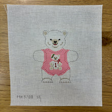  Polar Bear Baby's 1st, Pink, Ornament