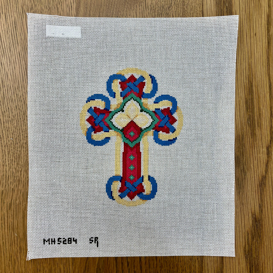 Infinity Scroll, Cross - 18 mesh