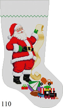  Santa With List - Boy Toys, Stocking