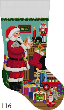  Santa's Milk And Cookies, Stocking