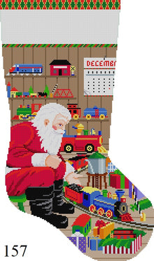  Santa and Trains, Stocking