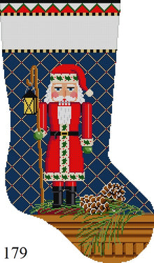  Nutcracker, Santa, Stocking