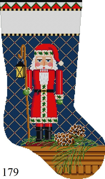 Nutcracker, Santa, Stocking