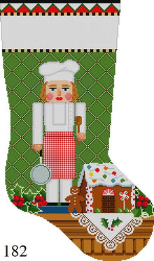  Nutcracker, Chef Lady, Stocking