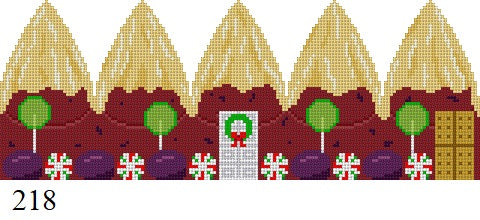 Plum Pudding, 3D Gingerbread Dome - 18 mesh