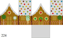  M & M Arched Roof, 3D Gingerbread House - 18 mesh