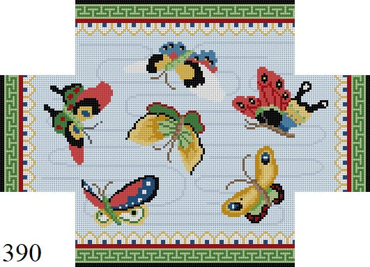 Chinese Butterflies, Brick Cover - 13 mesh