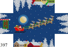  Santa Over the Rooftops, Brick Cover - 13 mesh