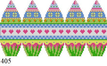 Hearts and Flowers, 3D Stand-Up Egg - 18 mesh