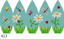  Daisies and Bugs, 3D Stand-Up Egg - 18 mesh