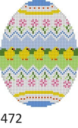  Chick Row, 4" Egg - 18 mesh