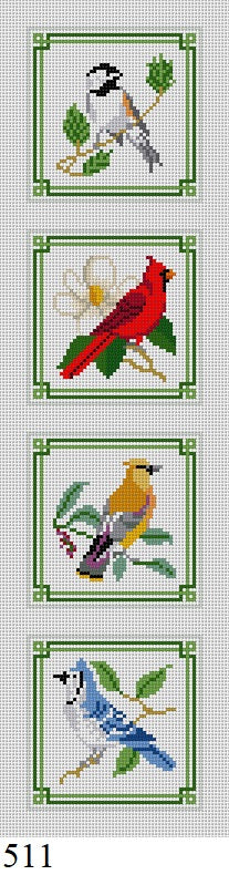  Birds, Coaster Set - 13 mesh