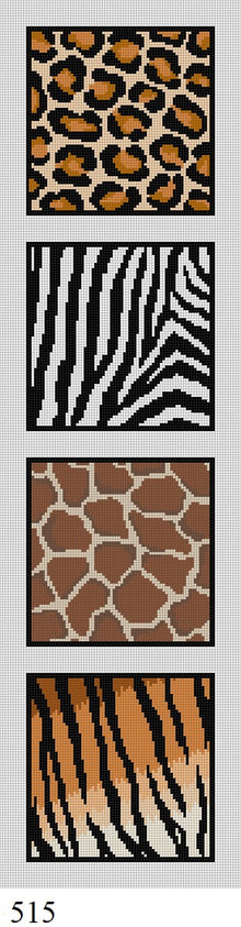  Animal Skins, Coaster Set - 18 mesh