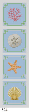 Starfish, 4" x 4"