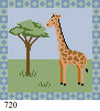 Giraffe, 5" Square - 18 mesh