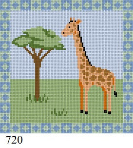 Giraffe, 5" Square - 18 mesh