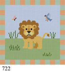  Lion, 5" Square - 18 mesh