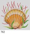 Sea Scallop, 7" Square - 13 mesh