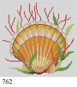 Sea Scallop, 5" Square - 18 mesh