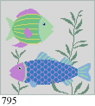 Fish 2, 6" Square - 18 mesh