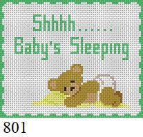 Shhh, Baby's Sleeping, Sign - 13 mesh