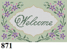  Welcome Purple and Pink, Sign - 13 mesh