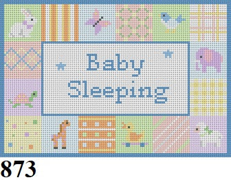  Patches "Baby Sleeping", Sign - 18 mesh