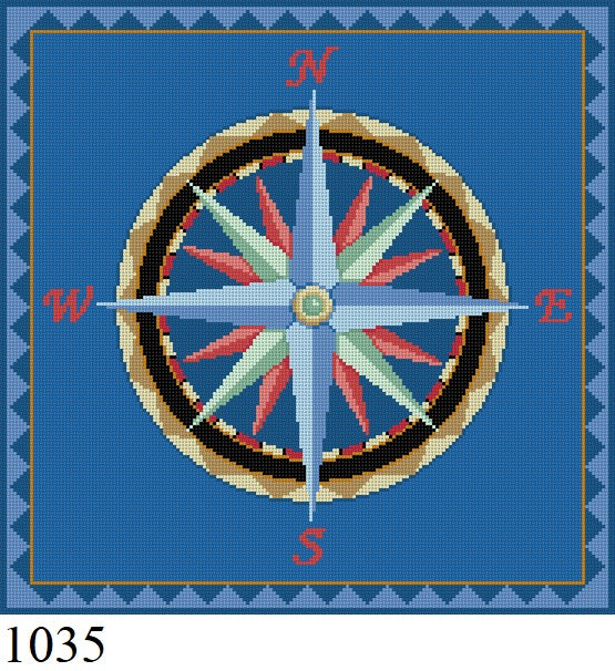 Nautical Compass - 13 mesh