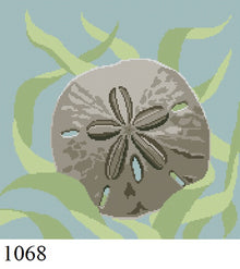  Seaweed Sand Dollar, 13" Square - 13 mesh