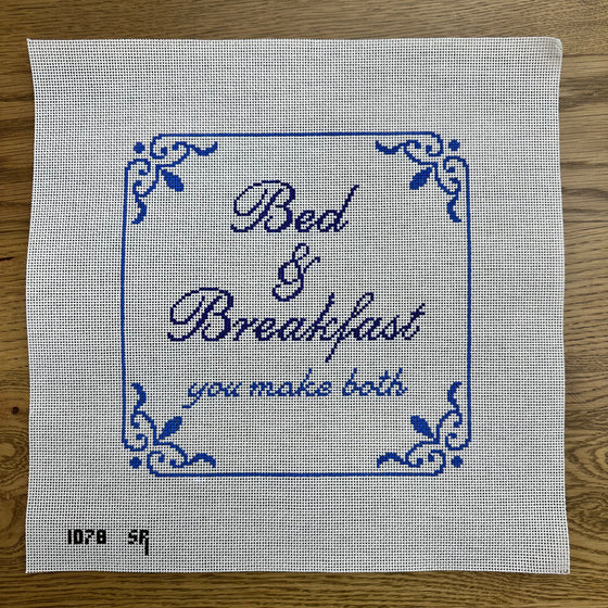 Bed and Breakfast, 9" Square