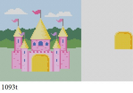 Castle, Tooth Fairy Pillow - 18 mesh