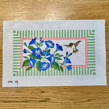 Morning Glories with Hummingbird - 13 mesh